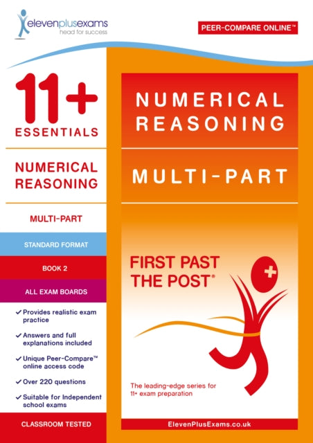 Book cover of: 11+ Essential Numerical Reasoning: Multi-part Book 2