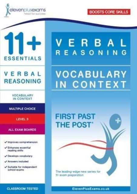 Book cover of: 11+ Essentials Verbal Reasoning: Vocabulary in Context Level 1