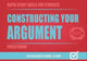 Book cover of: Constructing Your Argument Pocketbook