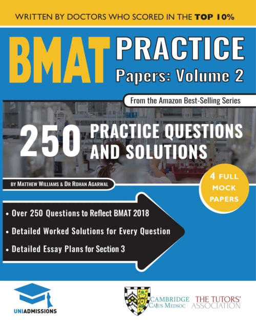 Book cover of: BMAT Practice Papers Volume 2