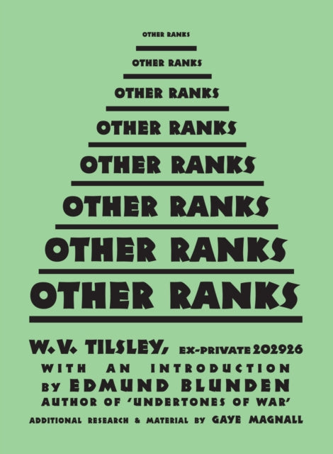 Book cover of: Other Ranks. By: W. V. Tilsley