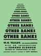 Book cover of: Other Ranks. By: W. V. Tilsley