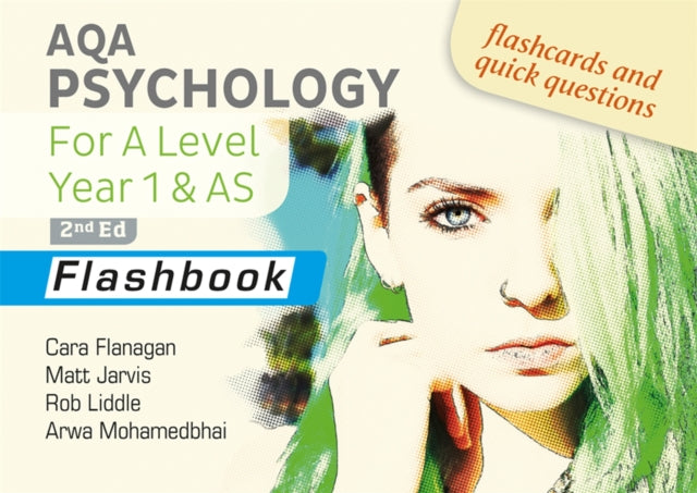 Book cover of: AQA Psychology for A Level Year 1 & AS Flashbook: 2nd Edition. By: Arwa Mohamedbhai