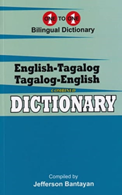 Book cover of: English-Tagalog & Tagalog-English One-to-One Dictionary