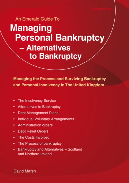 Book cover of: Managing Personal Bankruptcy - Alternatives to Bankruptcy. By: David Marsh