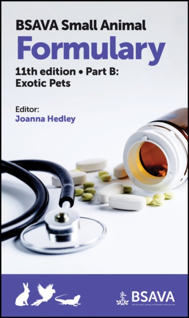Book cover of: BSAVA Small Animal Formulary, Part B. By: Joanna Hedley