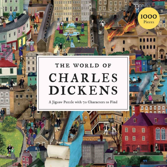 World of Charles Dickens, A Jigsaw Puzzle with 70 Characters to Find 9781913947163 Barry Falls