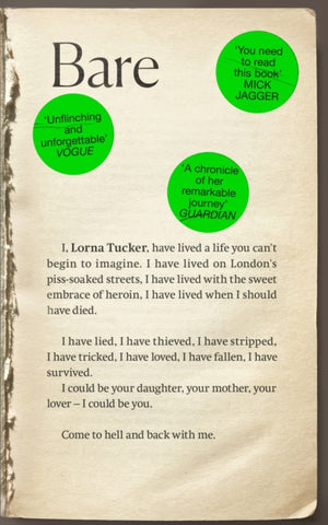 BARE, 'You have to read this book' MICK JAGGER