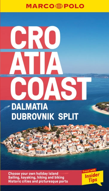 Book cover of: Croatia Coast Marco Polo Pocket Travel Guide - with pull out map. By: Marco Polo