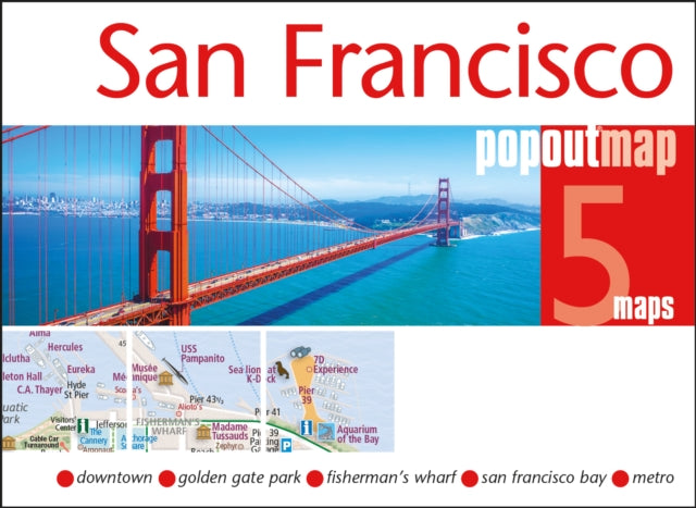 Book cover of: San Francisco PopOut Map