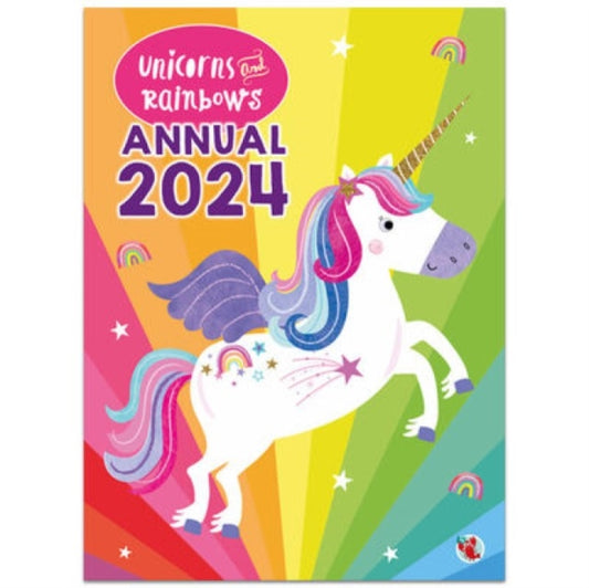 Book cover of: Rainbow Unicorn Annual 2024