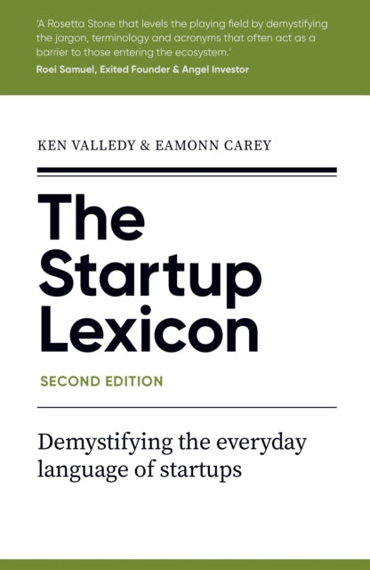 Book cover of: Startup Lexicon, Second Edition. By: Ken Valledy