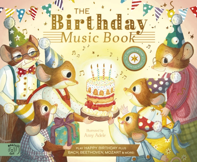 Book cover of: Birthday Music Book. By: Jennifer Eckford