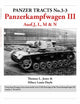 Book cover of: Panzer Tracts No.3-3: Panzerkampfwagen III Ausf.J, L, M & N