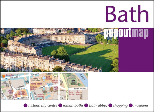Book cover of: Bath PopOut Map - pocket size, pop up map of Bath city centre