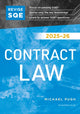 Book cover of: Revise SQE Contract Law 2025/26