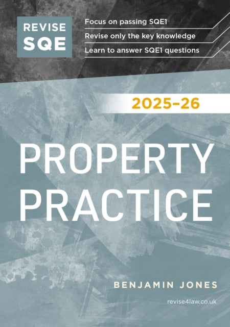 Book cover of: Revise SQE Property Practice 2025/26