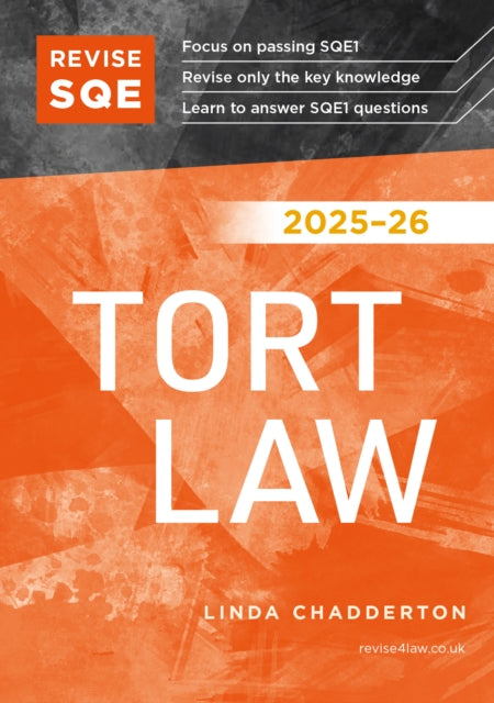 Book cover of: Revise SQE Tort Law 2025/26