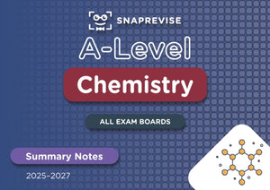 SnapRevise A-Level Chemistry Summary Notes