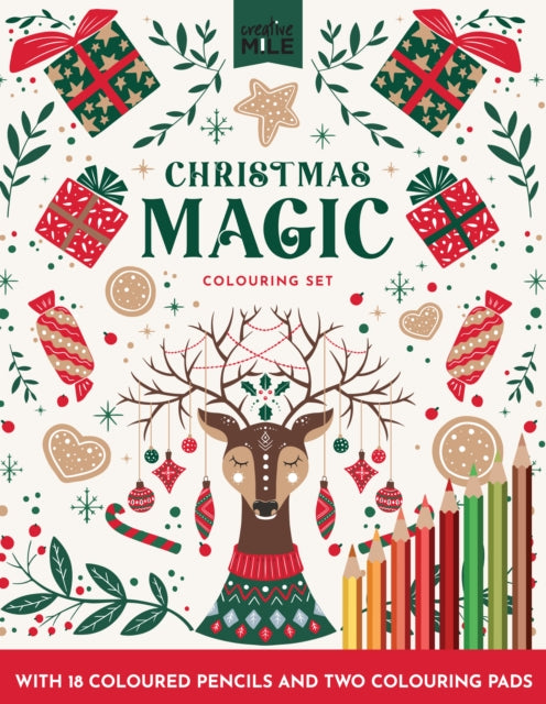 Book cover of: CHRISTMAS MAGIC ADULT COLOURING SET