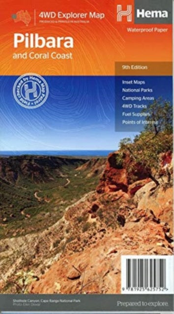 Pilbara & Coral Coast Map