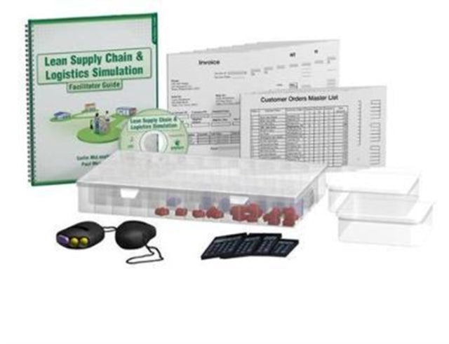 Book cover of: Lean Supply Chain and Logistics Simulation. By: Enna