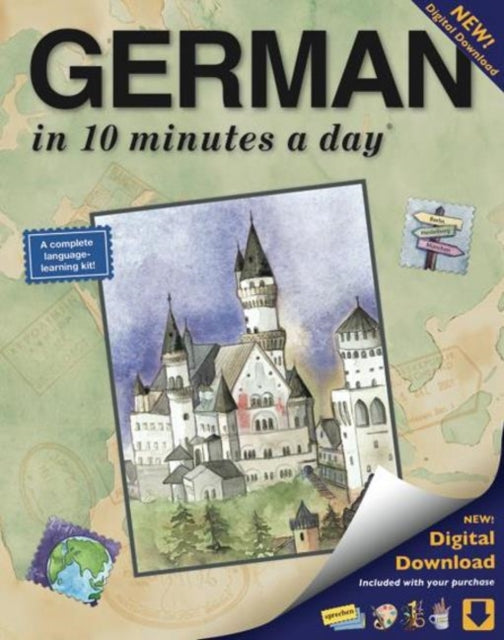 Book cover of: GERMAN in 10 minutes a day. By: Kristine K. Kershul