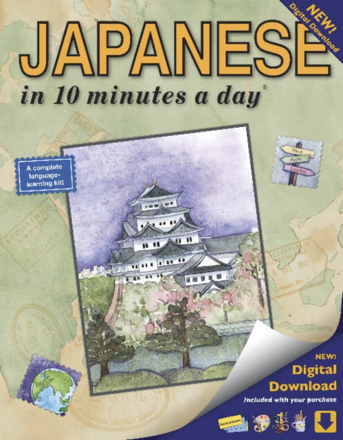 Book cover of: JAPANESE in 10 minutes a day. By: Kristine Kershul