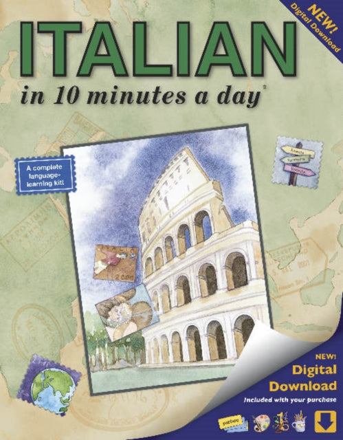 Book cover of: ITALIAN in 10 minutes a day. By: Kristine Kershul