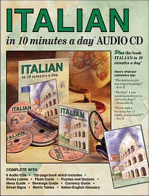 ITALIAN in 10 minutes a day BOOK + AUDIO