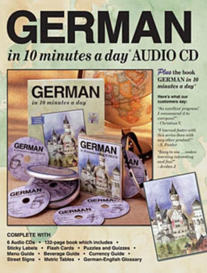GERMAN in 10 minutes a day BOOK + AUDIO