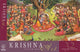 Book cover of: Krishna Art Postcard Book. By: B.G. Sharma