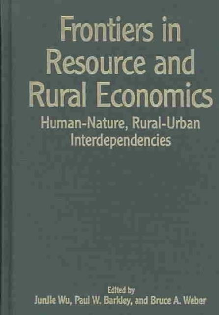 Book cover of: Frontiers in Resource and Rural Economics