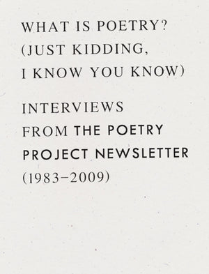 What is Poetry? (Just kidding, I know you know)