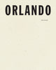 Book cover of: Orlando. By: Sandra Simonds