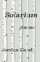 Book cover of: Solarium. By: Jordan Zandi
