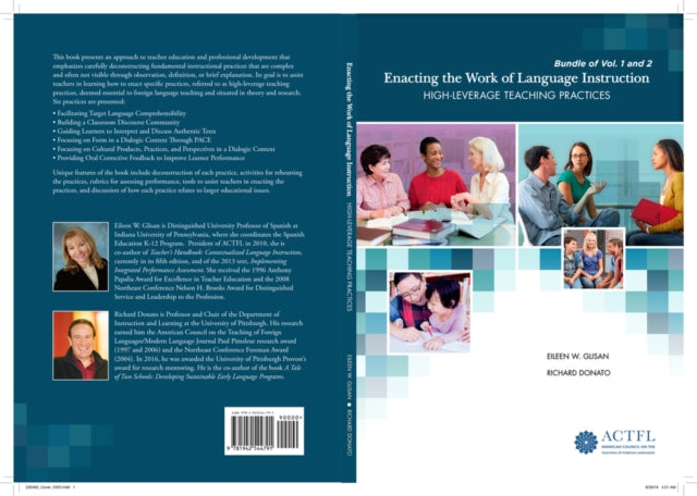 Book cover of: Enacting the Work of Language Instruction Bundle (Vol 1, Vol 2). By: Eileen Glisan