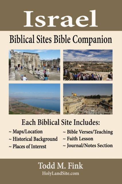 Book cover of: Israel Biblical Sites Bible Companion