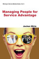 Book cover of: Managing People For Service Advantage. By: Jochen Wirtz