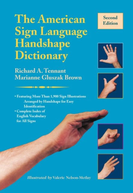 Book cover of: American Sign Language Handshape Dictionary. By: Richard A. Tennant