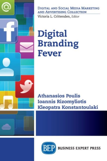 Book cover of: Digital Branding Fever. By: Nasos Poulis