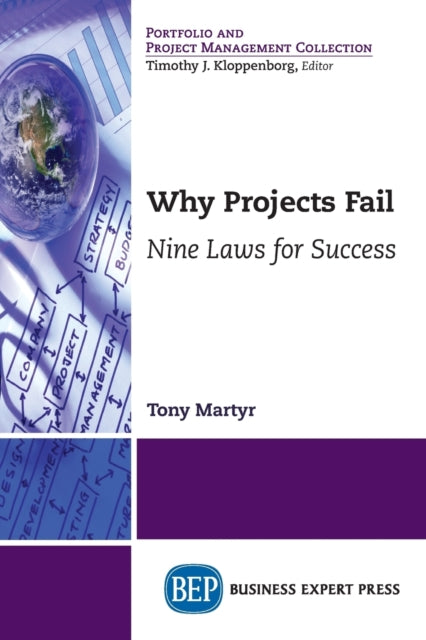 Book cover of: Why Projects Fail. By: Tony Martyr