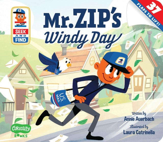 Book cover of: Mr. ZIP’s Windy Day. By: Annie Auerbach