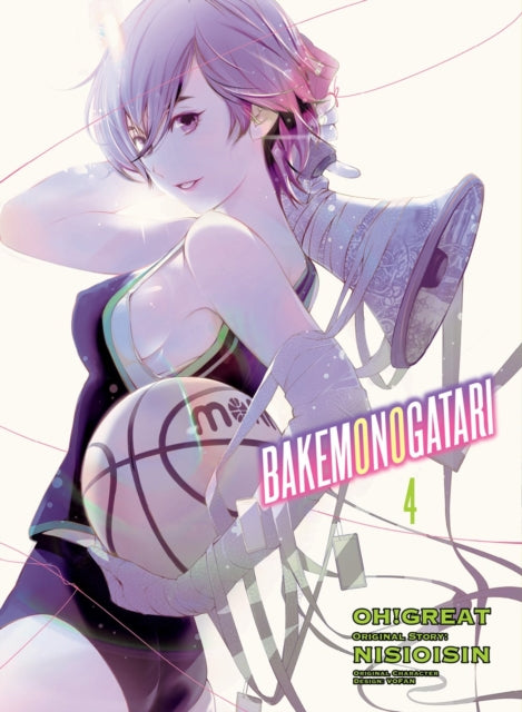 Book cover of: Bakemonogatari (Manga), volume 4. By: 西尾維新