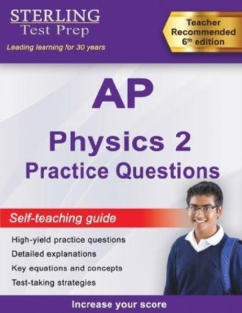Book cover of: Sterling Test Prep AP Physics 2 Practice Questions. By: Sterling Test Prep
