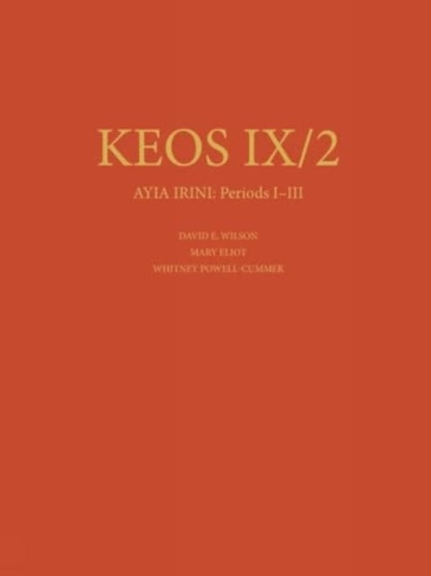 Book cover of: Ayia Irini Periods I-III