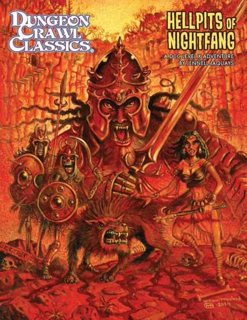 Book cover of: Hellpits of Nightfang (DCC). By: Jennell Jaquays