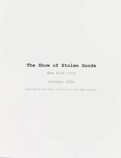 Book cover of: Show of Stolen Goods