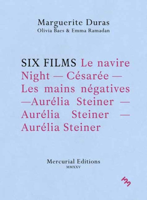 Six Films 9781965874202 Marguerite Duras