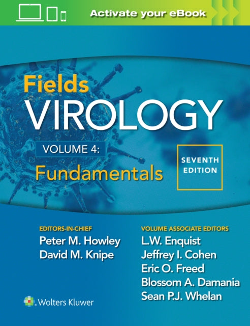 Book cover of: Fields Virology: Fundamentals. By: Peter M. Howley